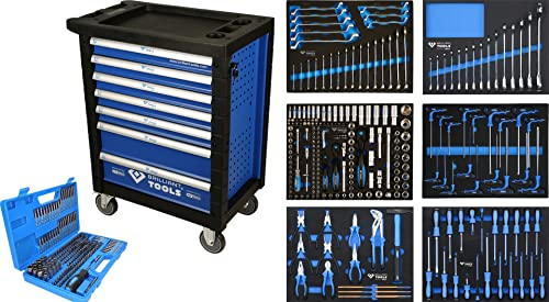 Brilliant Tools BT153473 Werkstattwagen mit 7 Schubladen und 473 Werkzeugen