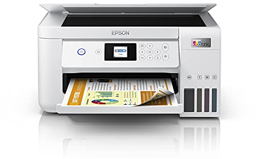Imprimante multifonction A4 Wi-Fi EcoTank ET-2856 équipée de réservoirs d’encre, avec jusqu’à 3 ans d’encre inclus