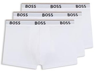 BOSS Herren Power Boxer Trunks Unterhosen Cotton Stretch 3er Pack