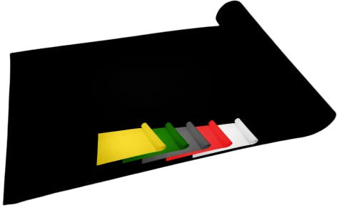 MadeInNature - Tappeto passaggio, lunghezza a scelta, tappeto rosso di cannes, bianco, grigio, nero, giallo, blu, verde - moquette, tappeto matrimonio, compleanno, … (nero 1x3m)