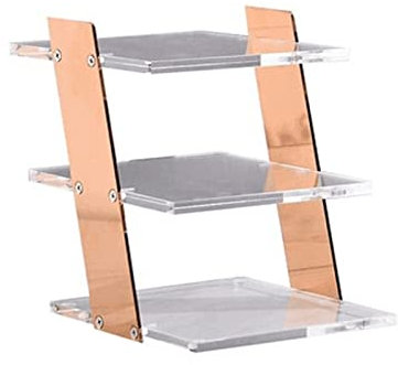 Brillenhalter Neue Ankunft Transparente Acrylgläser Display Rack Edelstahl Rahmen Sonnenbrille Aufbewahrungsständer Sonnenbrille Rahmenanzeigegestell Sonnenbrillen-Organizer ( Color : Gold 4 layers )