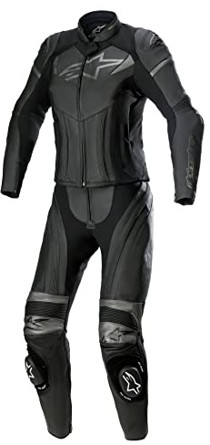 Combinaison en cuir Alpinestars Stella GP Plus 2 pièces pour femme - Noir MET Grey, 48