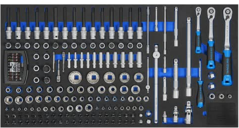 SW-Stahl Z3011-3 Werkstattwagensortiment, Steckschlüssel Satz, 167-teilig