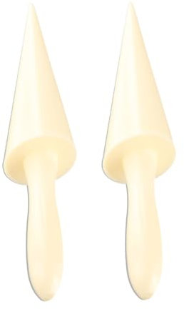 Leadigol 2 Stück Eistütenform, Eierrolle Eistütenform Kunststoff Gebäck Kegel Roller für Küche Zubehör
