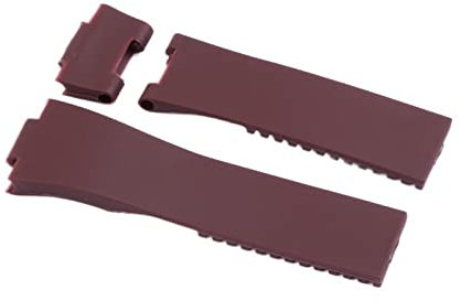 EZZON Uhrenarmband aus Silikon für Ulysse-Nardin Marine, wasserdichtes Gummi-Uhrenarmband, Sport, 25 x 12 mm, Herrenuhren, Sport, 25*12mm, Achat
