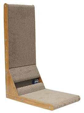 GRFIT Kratzpappe für Katzen L-förmiges Katzenkratzbrett, Abnehmbarer Katzenkratzbaum, Kratzbaum for Katzen, Schleifkralle, Kletterspielzeug, Haustiermöbelzubehör Katzenspielzeug