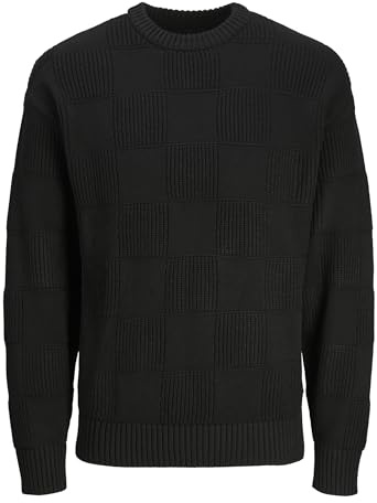 JACK&JONES JPRBLAPEETO Pattern Knit Crew Neck