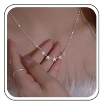 Xduargs Collier Étoile En Cristal Boho Collier Ras Du Cou Étoile En Strass Vintage Collier Étoile Pavée Cz Chaîne Chaîne Étoile Minuscule Bijoux Pour Femmes