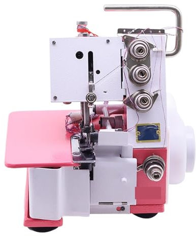 Máquina de Coser, Pequeña máquina de coser overlock Máquina de coser portátil de tres hilos y cuatro hilos Máquina de coser overlock de una sola máquina