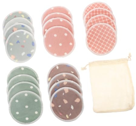 Ipetboom Waschbare Makeup Remover Pads Aus Umweltfreundlicher Bambusfaser Wiederverwendbare Reinigungspads Für Empfindliche Haut Inkl Aufbewahrungstasche Zur Sanften Gesichtsreinigung Und m