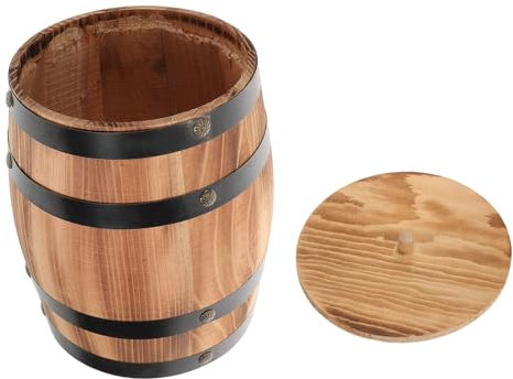 Alipis Porta Utensilios De Madera Vintage Rústico Organizador De Cocina Bote Para Cubiertos Compacto y Duradero