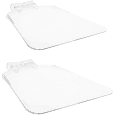 SEWACC 2pcs Bench Safety Guard Eye Shields Reusable Transparent Eye Protectors for Bench Grinder Durable Easy Installation Compatible with Tabletop Vertical Grinding Machines