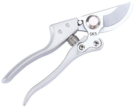 ABNNHK Sécateur de Jardinage, Ciseaux de Jardinage Professionnels de 7,8 Pouces avec Lames tranchantes en Acier SK5, Outils à Main
