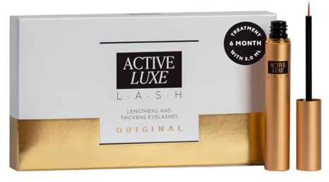 Active Luxe Ögonfransserum – Fransserum, 3 ml | För längre, fylligare och mörkare fransar, Ögonfransserum, Utan hormoner, Veganskt, Kliniskt testat