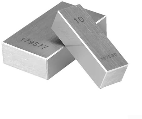Stahl-Blocklehre, Messblock-Set für Kalibrierung und Messung, 0,5 mm bis 100 mm Bereich, -63 Härte, Genauigkeit bis ± 0,001 mm (10)