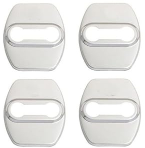 4 Pcs Car Door Lock Protective Cover for Nissan Juke F15 F16 2021-2026, Car Stainless Steel Door Latch Protective Covers Door Lock Protective Cover