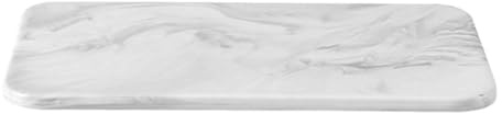 PAMINGONO Tagliere da Cucina Forma Rettangolare in Ceramica Effetto Marmo Sicuro per Tagliare Verdure e Carne Facile da Pulire per Cucine Familiari e Hotel