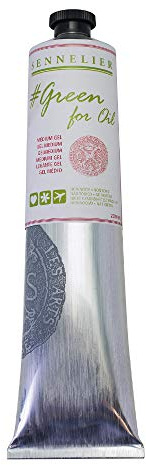 Sennelier Green for Oil Solvent-Free Gel Medium, 200ml (10-135240-200)