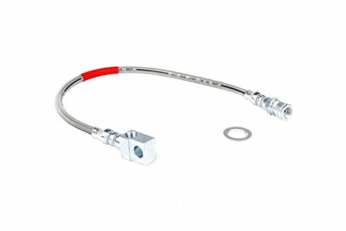 Rough Country Rear Stainless Brake Line for 71-87 GMC C15/K15 | 4-6 - 89335S