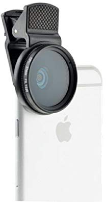 System-S Clip Universal de 37 mm, Filtro polarizador para Smartphone, Tablet y PC.
