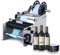 SUSEMSE Round Bottle Labelling Machine MT-30, Adjustable Semi-Automatic Labelling Machine Manual Label Applicator Self-Adhesive for Cans and Bottles