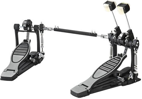 Fame DFP4003, Profi Doppelpedal, Doppelfußmaschine, Einstellbare Federspannung, Stabile Konstruktion