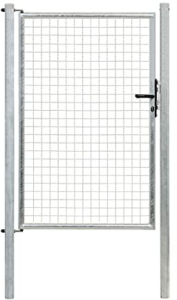 Alberts 600310 Wellengitter-Einzeltor | verschiedene Breiten und Höhen | feuerverzinkt | Breite 100 cm | Höhe 150 cm