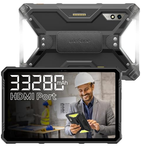 Ulefone Armor Pad 3 Pro tablet Touchscreen 10,36 Zoll, 1100LM Campinglampe, 2,4 K FHD+, Robustes Android 13, 16 GB + 256 GB IP68, 50 MP + 32 MP, IP68/IP69K/GPS/NFC/HDMI/OTG/4G LTE/5G