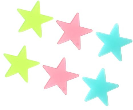 TOYANDONA 100stücke Nachleuchtende Sterne Wandsticker Für Schlafzimmer Fluoreszierende Wanddekoration Für Kinderzimmer Einfach Anzubringen Für Glatte Oberflächen Geeignet