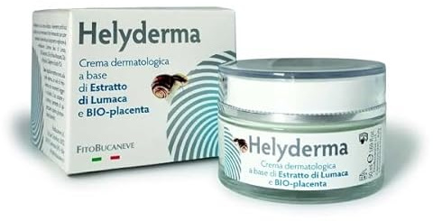 Crema Dermatologica con Bava di Lumaca e Bio-Placenta, Trattamento Anti-Età e Cicatrizzante. 50 ml