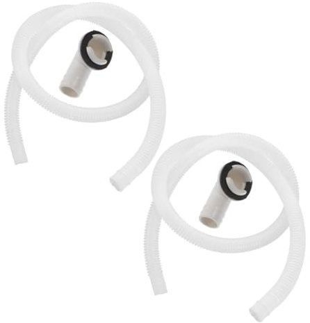 HONMEET 2juegos Kit De Mangueras De Drenaje para Aire Acondicionado Portátil De Tubos De Desagüe Accesorios De Codo y Pies De Manguera Flexible De Drenaje para Unidades De Ventana y