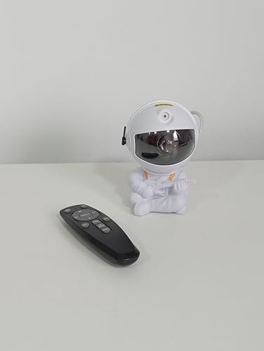 Proyector de Galaxias Astronauta LED – Lámpara Estelar con Nebulosa y Estrellas, Control Remoto – Luz Nocturna para Niños, Decoración de Dormitorio o Regalo Original