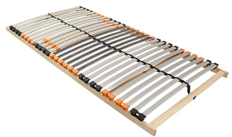 Mister Sandman Lattenrost 140x200 cm ErgoActive 7 Zonen einstellbare Härte Stabiler Lattenrahmen leise ergonomisch atmungsaktiv selbst zusammenbaubar Federholzrahmen kompatibel mit Allen Matratzen