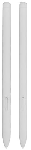 Fockety Stylet Tab S9 avec 4096 Niveaux de sensibilité à la Pression pour Un Contrôle Précis, 2 Stylets de Remplacement pour Dessin sur Tablette pour Les Utilisateurs de Tablettes (White)