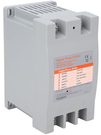 Oreilet Convertidor Monofásico a Trifásico, Cambiador Fase Digital 2 a 4 Caballos de Fuerza para Equipos Motor 1,5-3 KW, para Bomba Hidráulica Transportadora Motor Inducción CA
