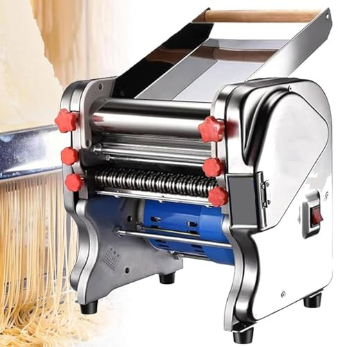 Elettrico Commerciale Stendipasta Elettrico Per Pizza 16/18/20 Cm, 550 W Adatto Automaticamente Per Pasta, Pizza, Attrezzatura Per Cucina, Tagliapasta(FKM200)
