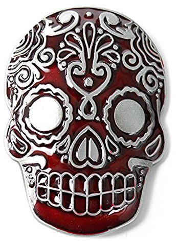 LKMY Herren Gürtelschnalle 3D Totenkopf Western American Cowboy Celtics Gürtelschnallen