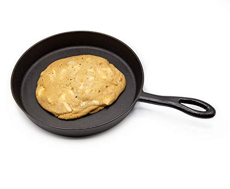 Panookie Gourmet Cast Iron Cookie Skillet for Baking Giant Cookies and Brownies