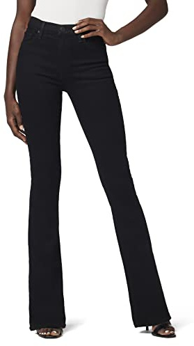 Hudson Jean Bootcut Taille Haute Barbara pour Femme, Noir, 30