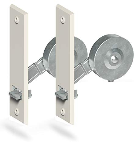 markiso® 2 Stück Rolladen Gurtwickler unterputz Farbe Standardweiß, Rollladen Aufwickler Lochabstand 160mm für Maxigurte bis 23mm, Einlassgurtwickler inkl. 2 Abdeckungen