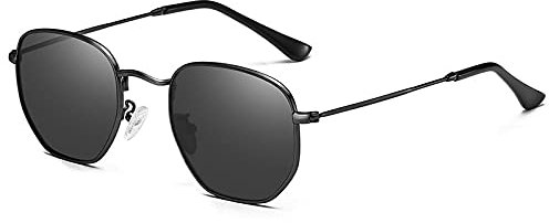 ShFhhwrl Klassisch Sonnenbrille Vintage Polarisierte Sonnenbrille Frauen Retro Sonnenbrille Männer Square Sun Brille Anti-Blend