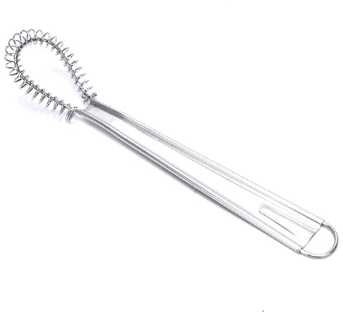 Générique 1 pièce 20 cm en Acier Inoxydable Magique à Main Fouet à Ressort Mini Cuisine Oeufs Sauces mélangeur