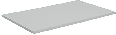 moebel-eins Office ONE Schreibtischplatte, Material Dekorspanplatte, 200x80 cm, lichtgrau