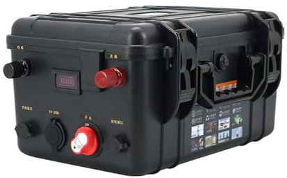 SSCYHT Batería de Litio 12V 24V 48V Batería de propulsor Exterior de Alta Potencia Ultraligera Impermeable 60AH 80AH 100AH 120AH 150AH 200AH para Motor de Barco,D 48v 150ah