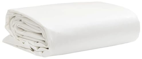 vidaXL Telone Bianco 3x5 m 650 g/m²
