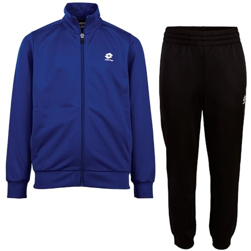 Lotto Trainingsanzug Kinder 110-176 I 100% Polyester I Seitentaschen | Unisex Jogginganzug für Jungen und Mädchen I Sportanzug mit elastischem Bund I Regular Fit