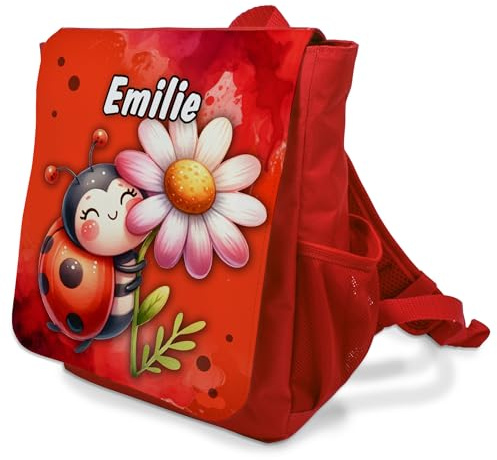 Unikatolo Kinder-Rucksack mit Name - Personalisierter Kindergartenrucksack - Kita-Tasche - Bedruckt