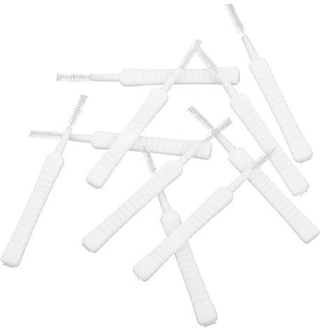 NULYLU 100 Cepillos de Drenaje Flexibles de Plástico para Limpieza de Desagües en Fregadero y Baño Diseño de Agujero para Colgar