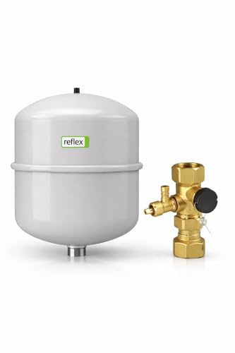 BADfabrik24 Reflex N 25 Ausdehnungsgefäß 25 L + Kappenventil 3/4 Zoll