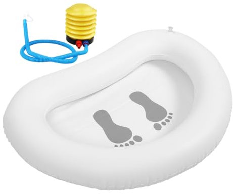 Happyyami Foot Spa Boys and Girls Bath Spa Inflatable Foot Bucket Portable Wash Basin